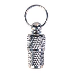 Dog tag smart stålpipa för namn inuti